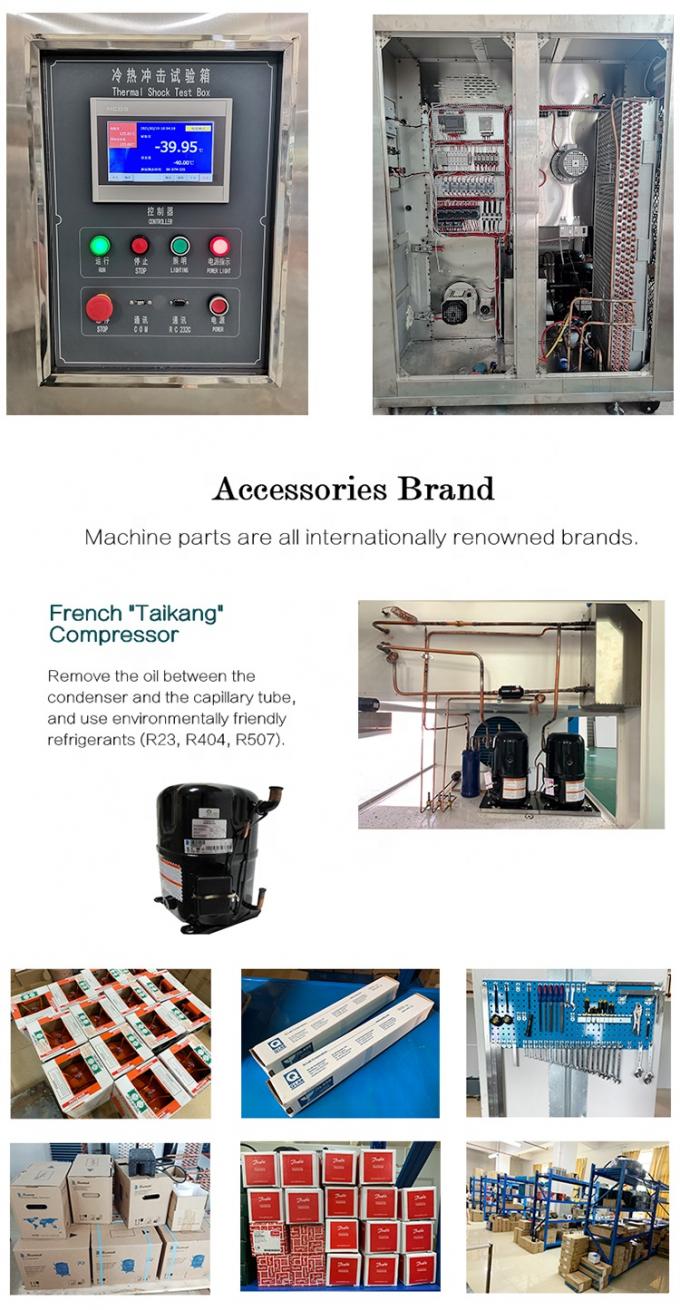 তাপমাত্রা আর্দ্রতা সাইক্লিং চেম্বার পরিবেশগত জলবায়ু থার্মাল শক টেস্ট মেশিন 1